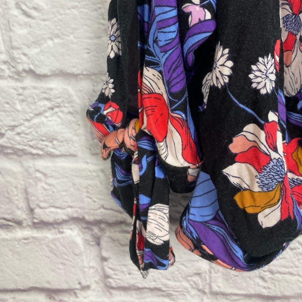 Free People Boho Peekaboo Batwing Sleeves Top Size XS - Picture 6 of 6